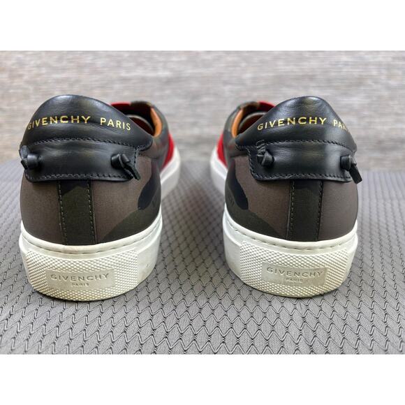 Givenchy Shoes Mens Size 6 EU39 Camo Red Elastic Slip On Leather Casual Sneakers main image 6